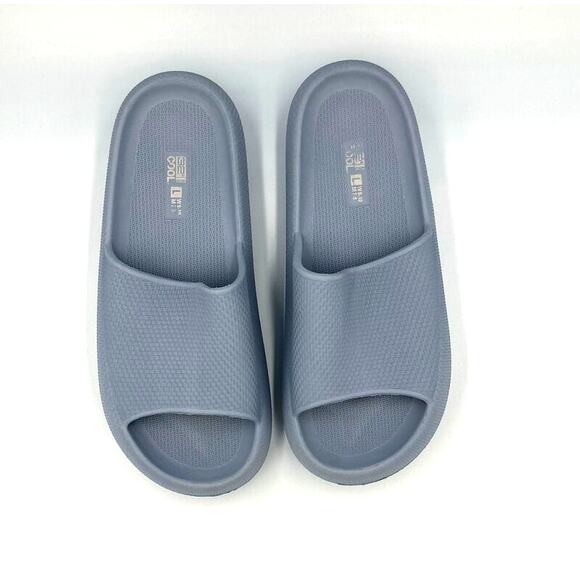 32 Degrees Cool Cushion Slides Pool Slides - Blue - Womens L (9/10) - Picture 3 of 11